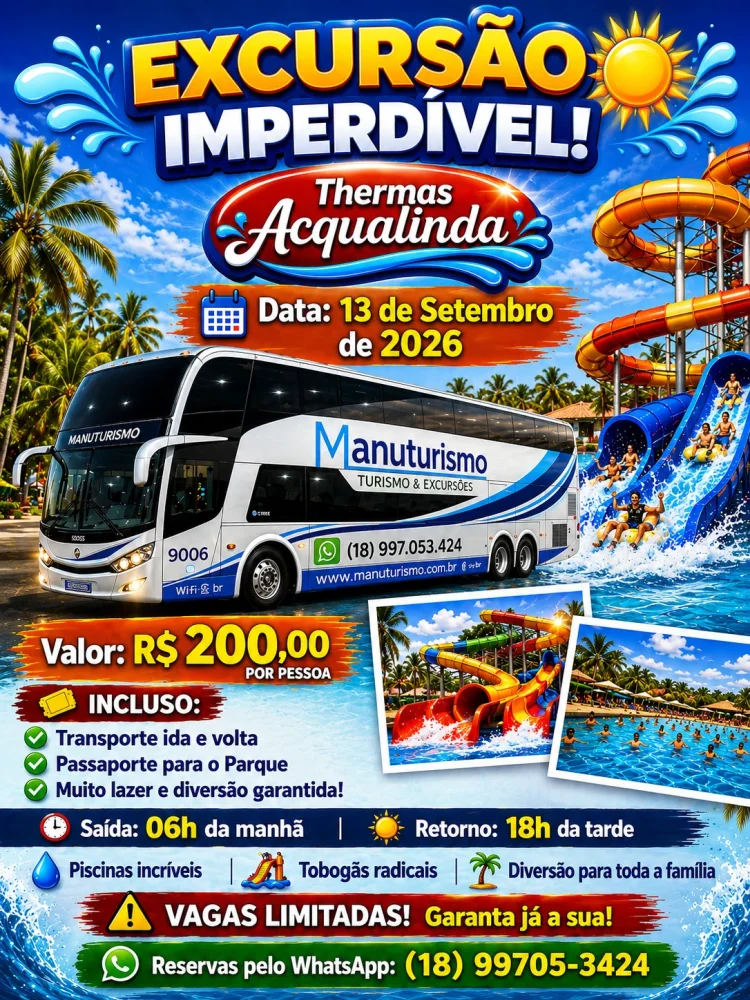 Excursão Acqualinda