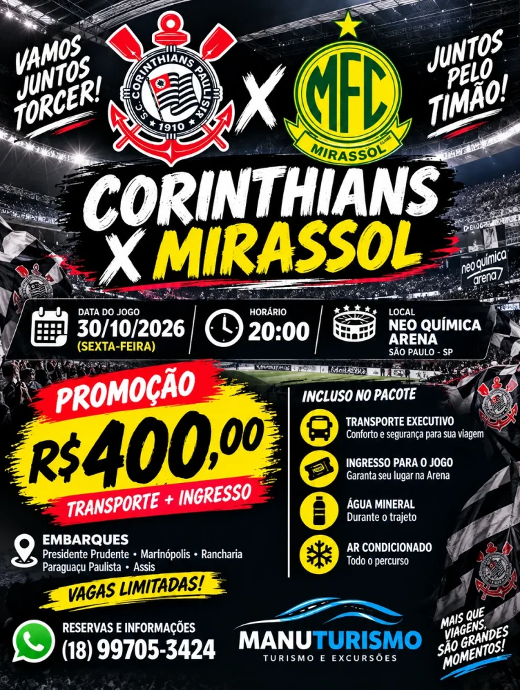 Corinthians x Mirassol